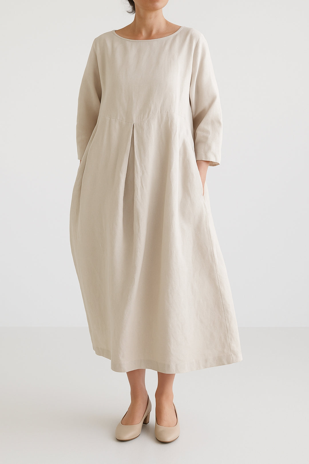 Women’s Classic 3/4 Sleeve Midi Dress