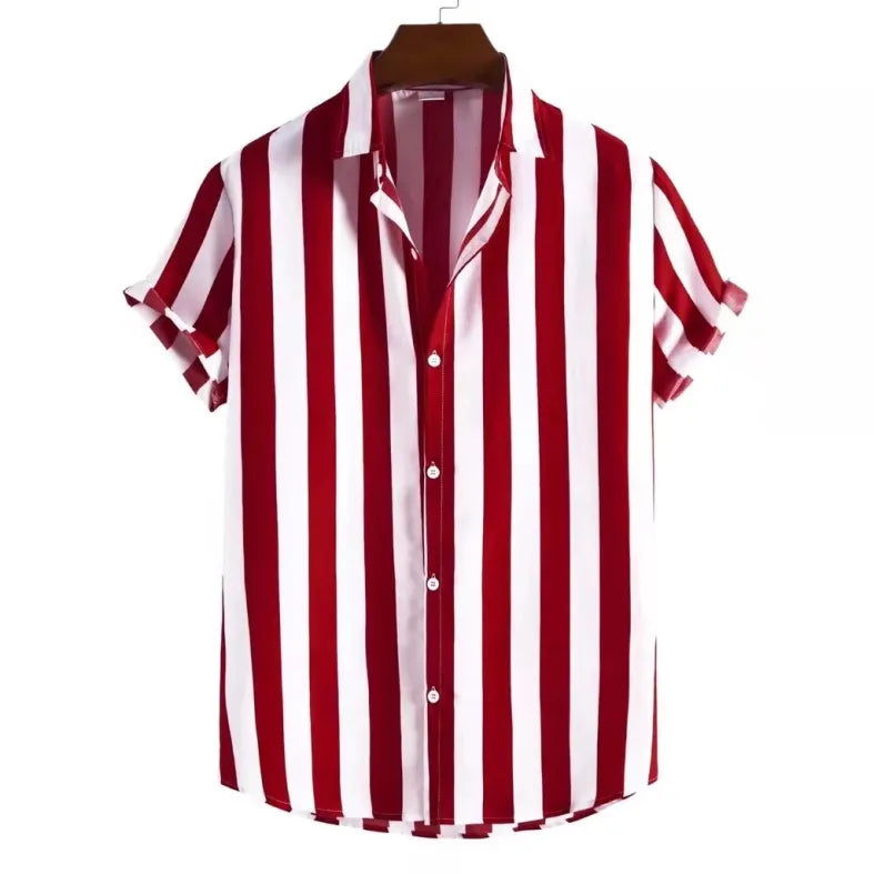 Men’s Classic Striped Short Sleeve Shirt