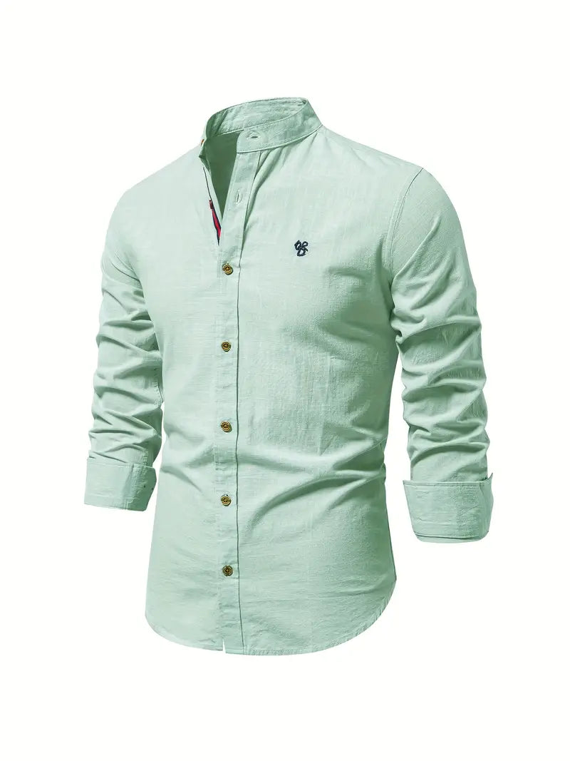 Men's Long Sleeve Slim Fit Shirt