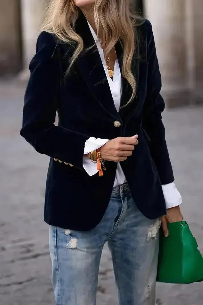 Blazer Jacket | Single Button Tailored