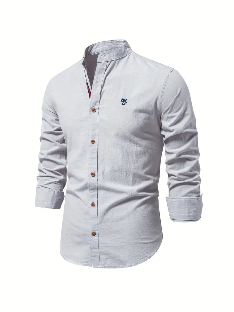 Men's Long Sleeve Slim Fit Shirt