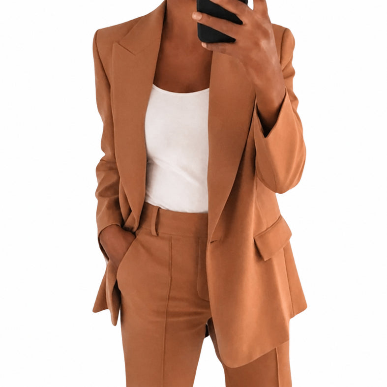 Women's Co Ord Blazer and Trouser Suit Set