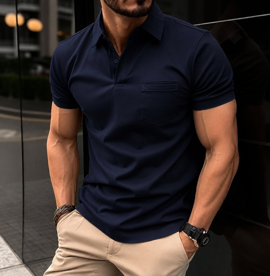 Men's Tight Collared Polo Shirt