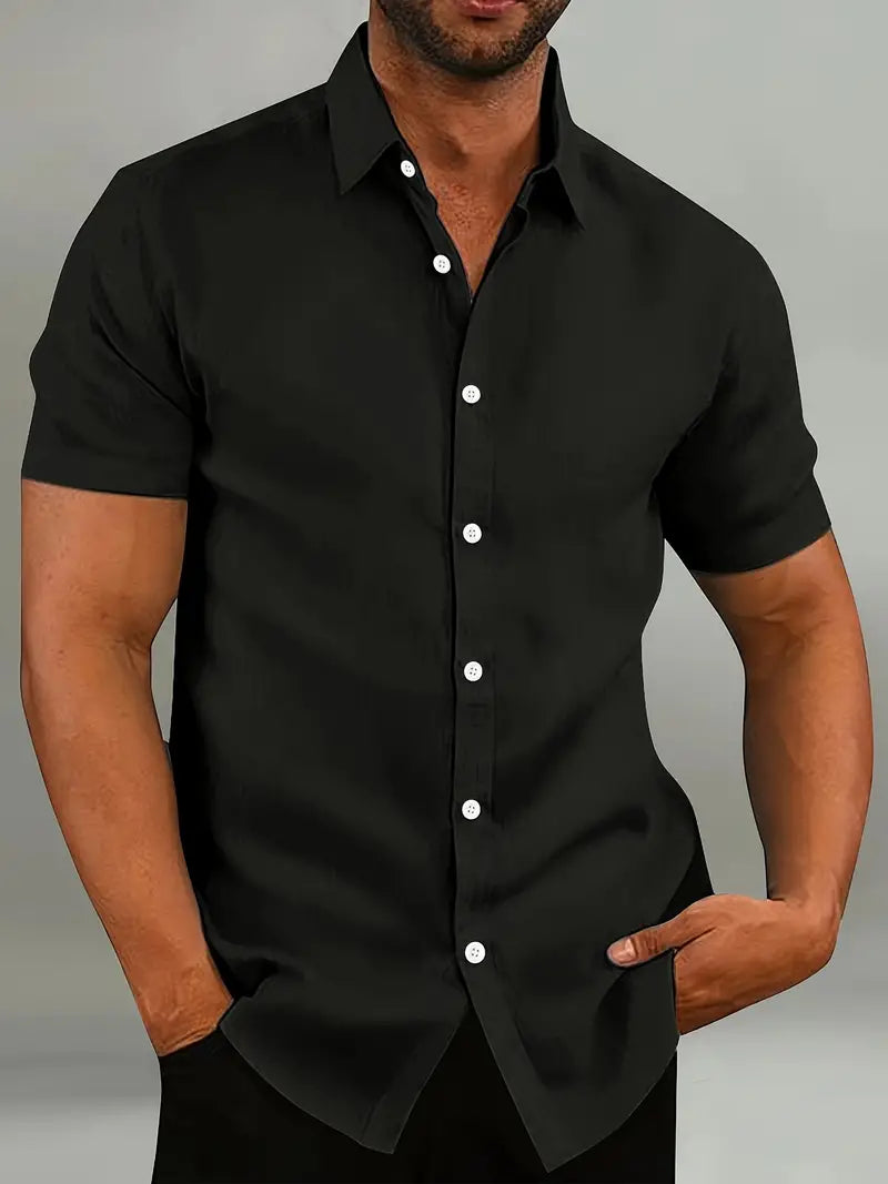 Men's Short Sleeve Casual Shirt