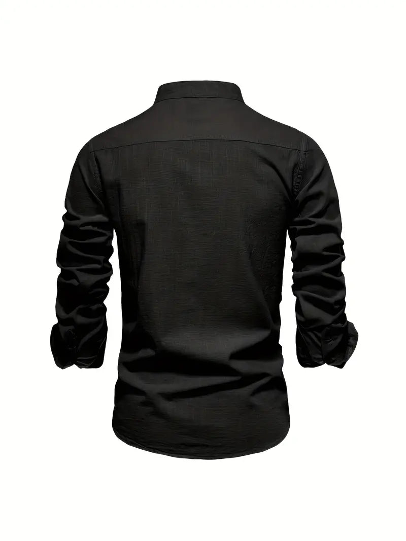 Men's Long Sleeve Slim Fit Shirt