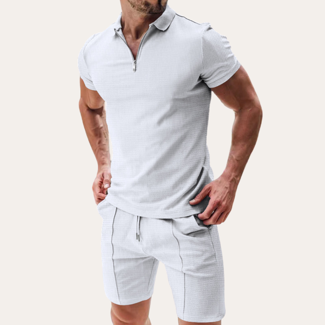 Men's Tight Polo Set