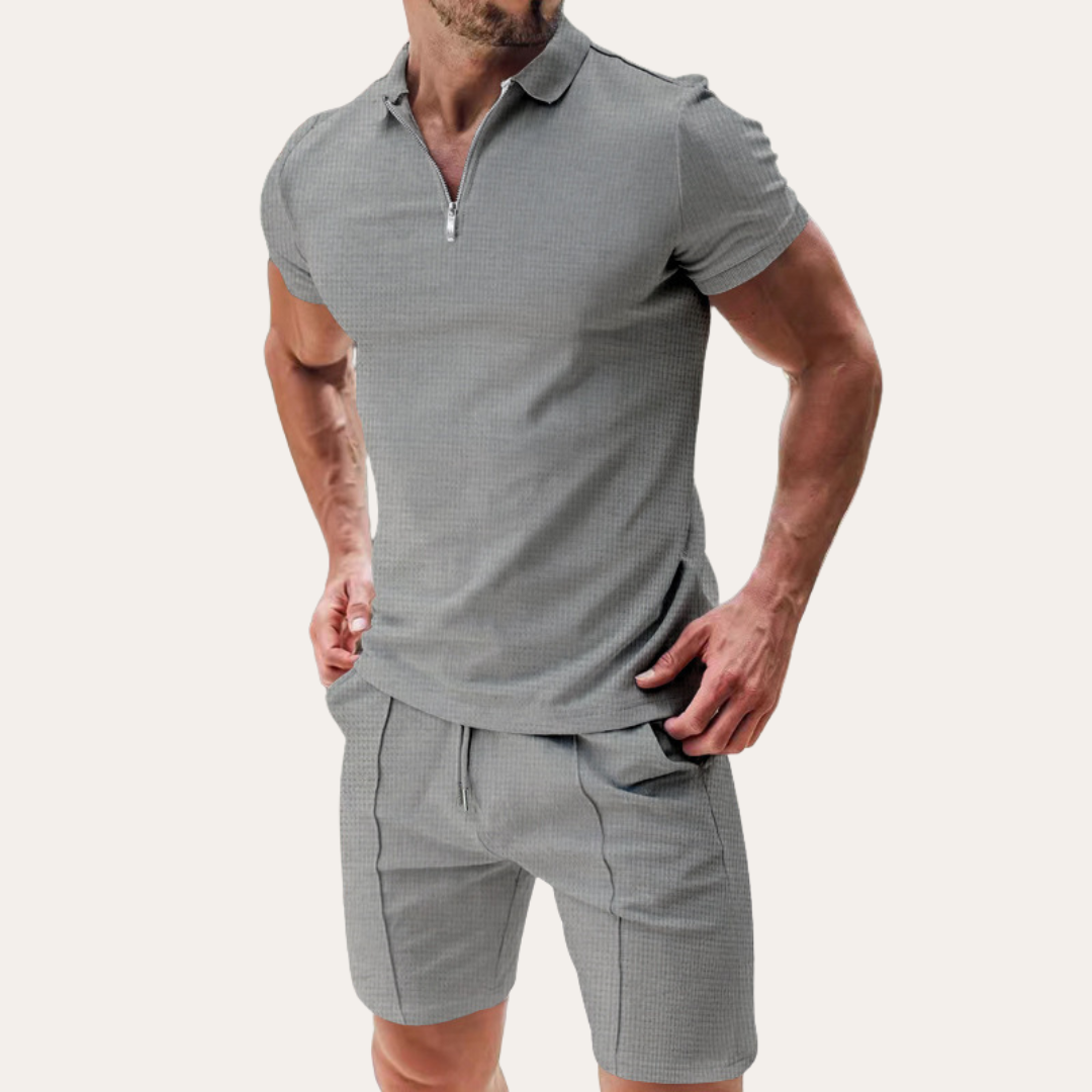 Men's Tight Polo Set