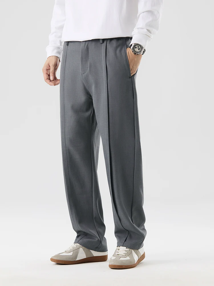 Men’s Classic Straight Wide Leg Pants