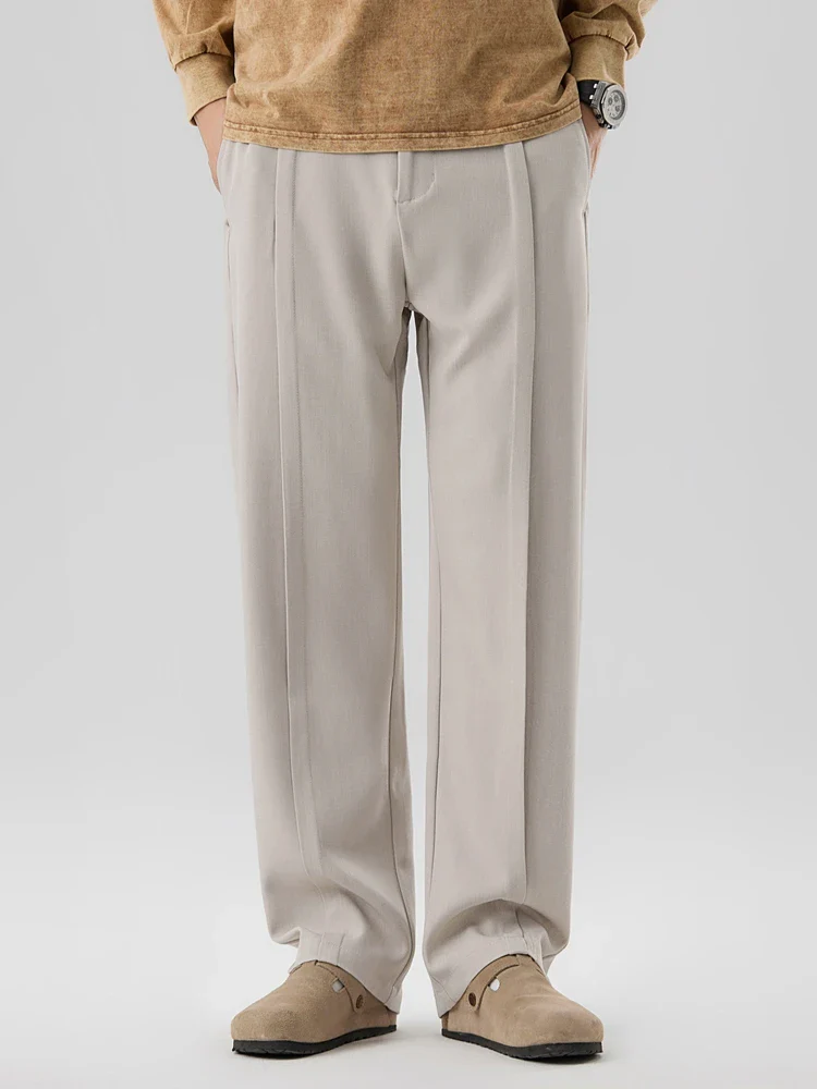 Men’s Classic Straight Wide Leg Pants