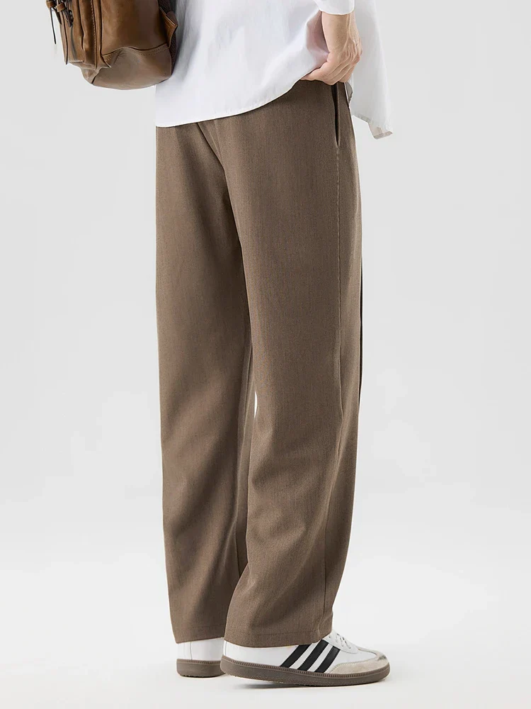 Men’s Classic Straight Wide Leg Pants