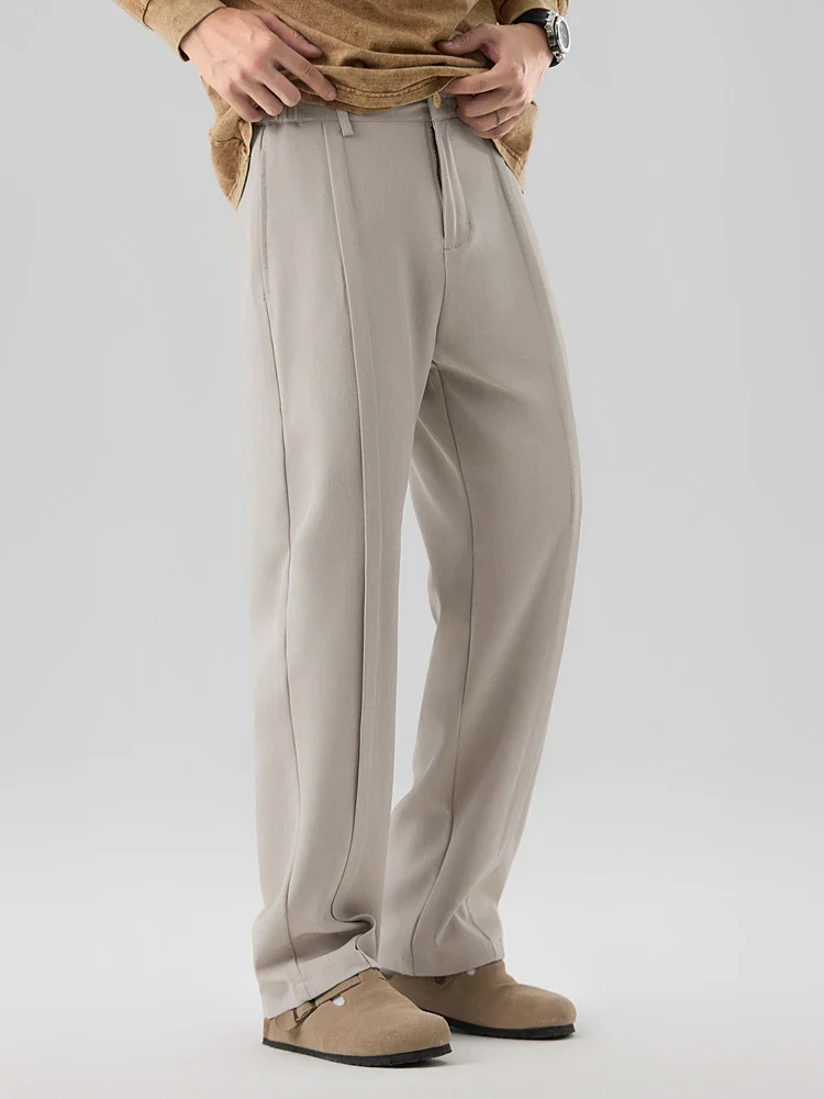 Men’s Classic Straight Wide Leg Pants