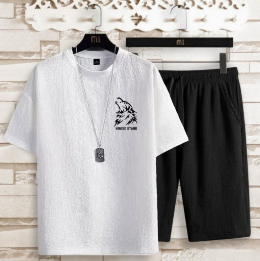 Men's T Shirt and Shorts Co-Ord Set