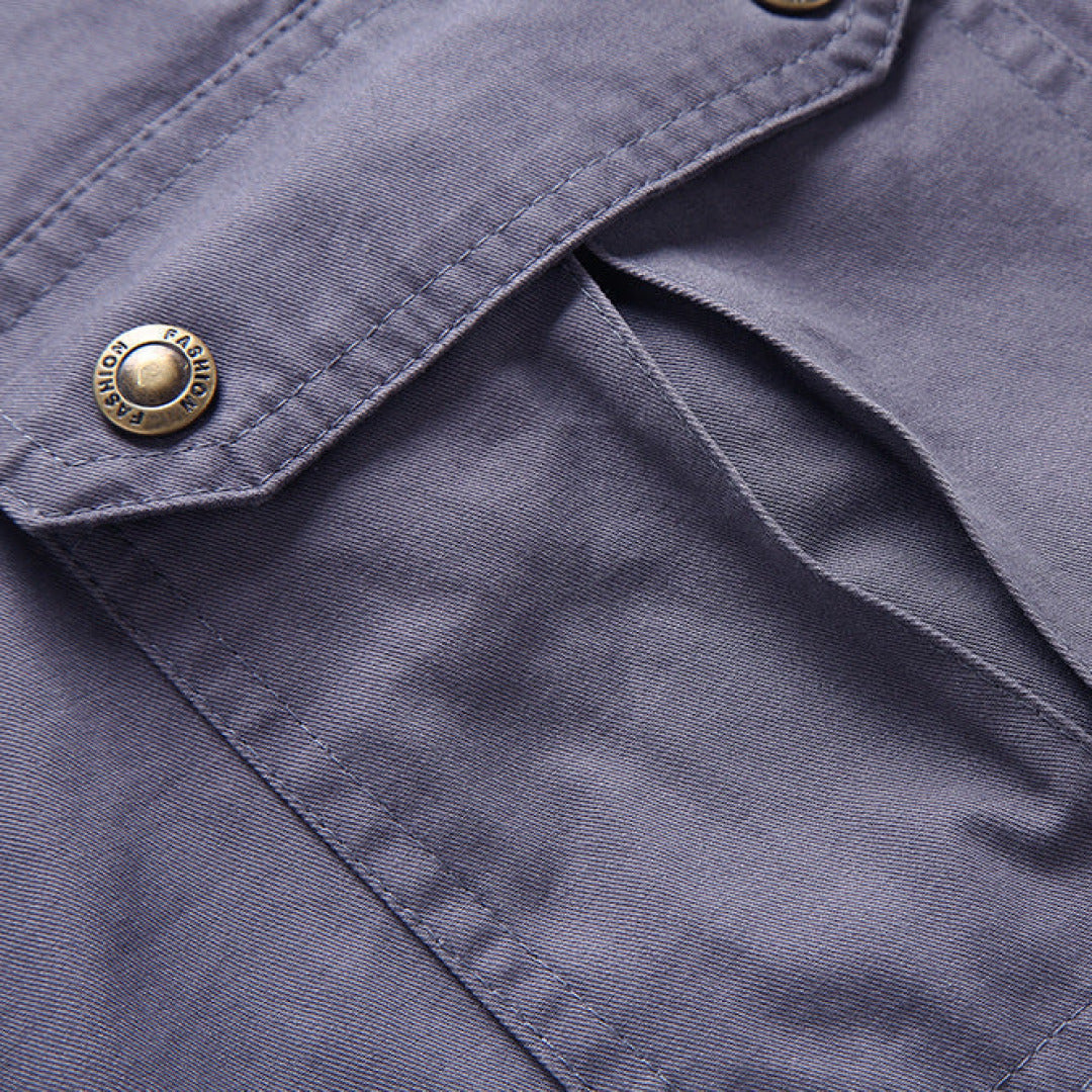 Cargo Shorts Men's Zip Pockets