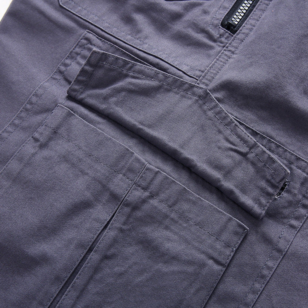 Cargo Shorts Men's Zip Pockets