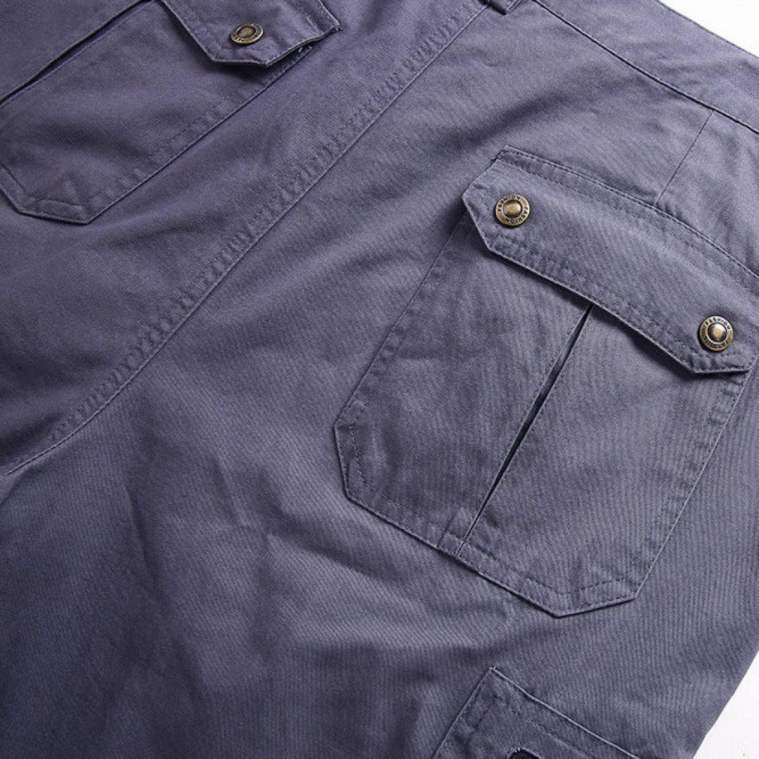 Cargo Shorts Men's Zip Pockets