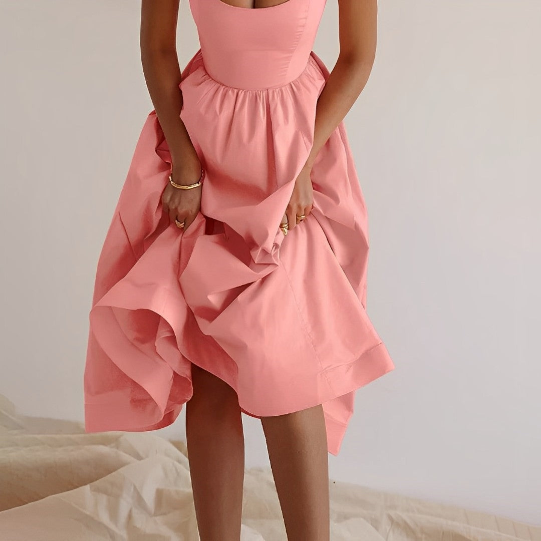 Women's Strappy Shoulder Summer Dress