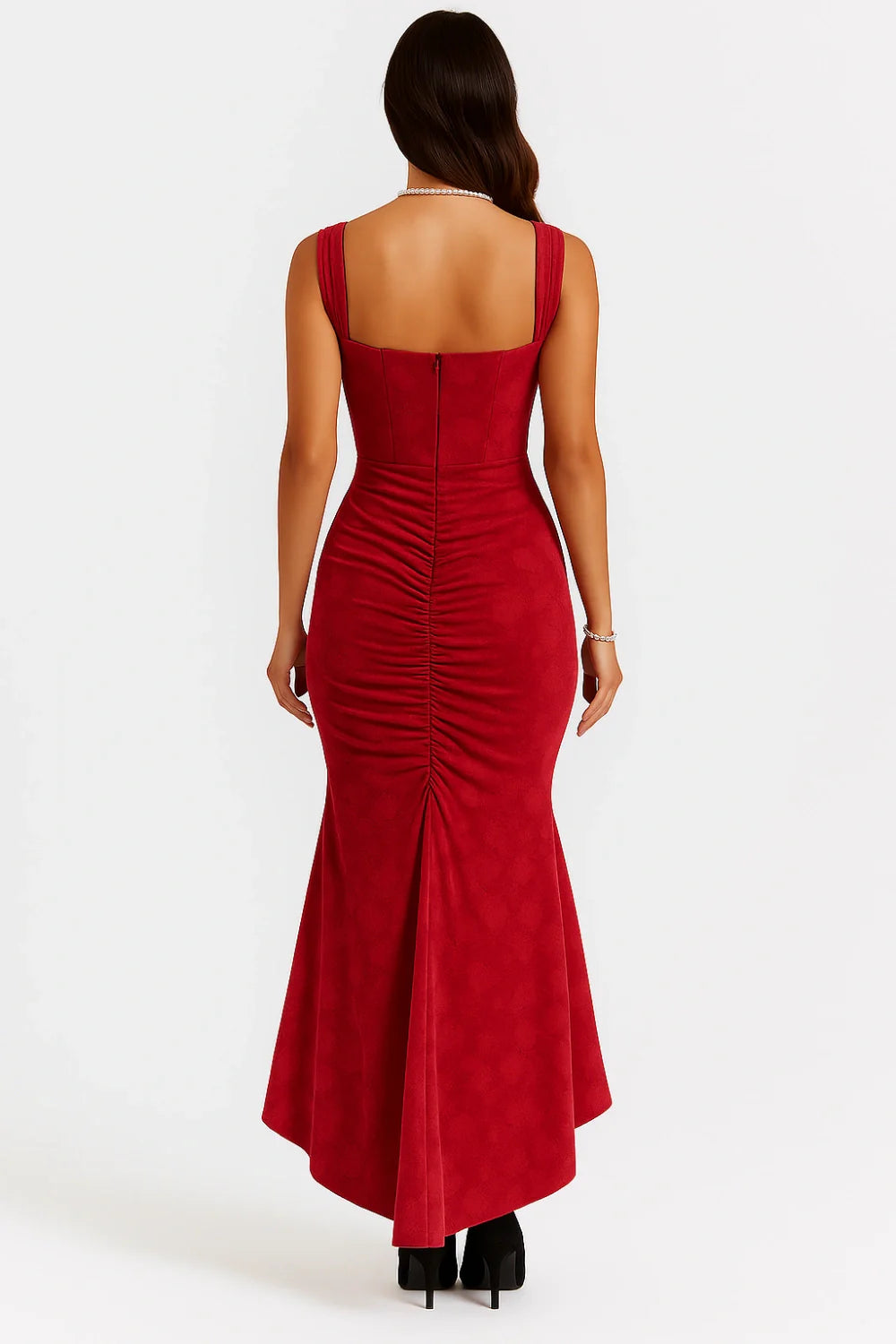 Women's Lace Corset Midi Dress
