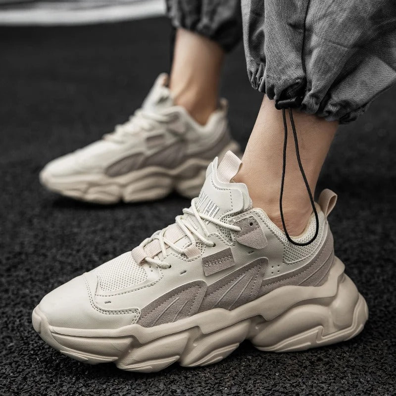 Orthopedic Trainers Chunky Lace Up Low Top