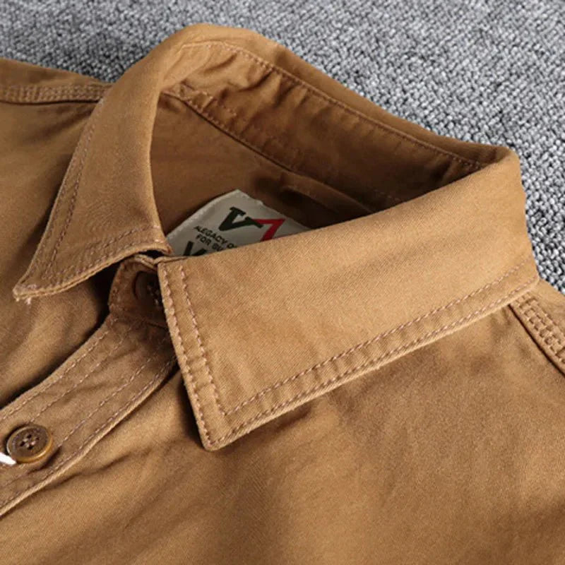 Men's Long Sleeve Pocket Shirt