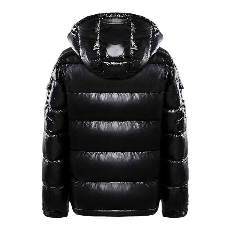 Puffer Jacket | Hooded with Gloss Finish
