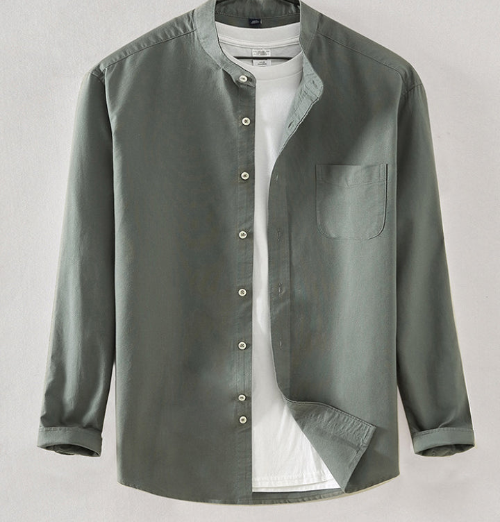 Button Collar Shirt | Long Sleeve