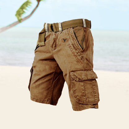 Men’s Belted Cargo Shorts