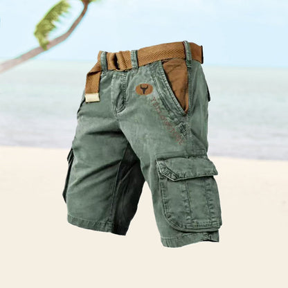 Men’s Belted Cargo Shorts