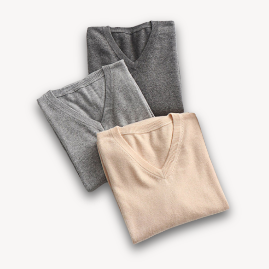 V Neck Pullover Jumper | Slim Fit Smart Casual Style