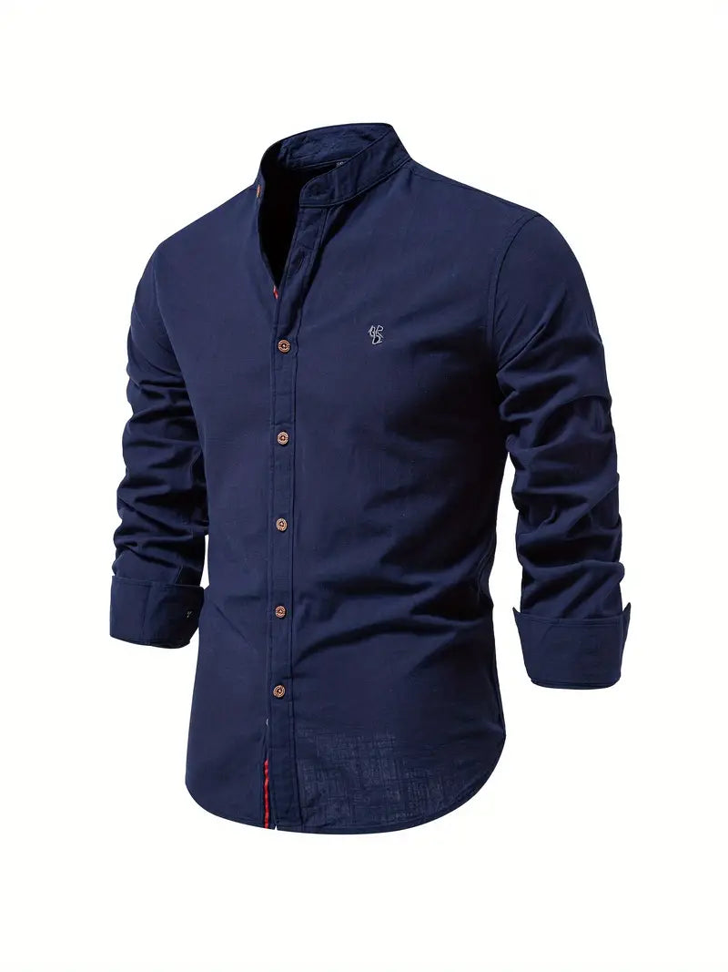 Men's Long Sleeve Slim Fit Shirt