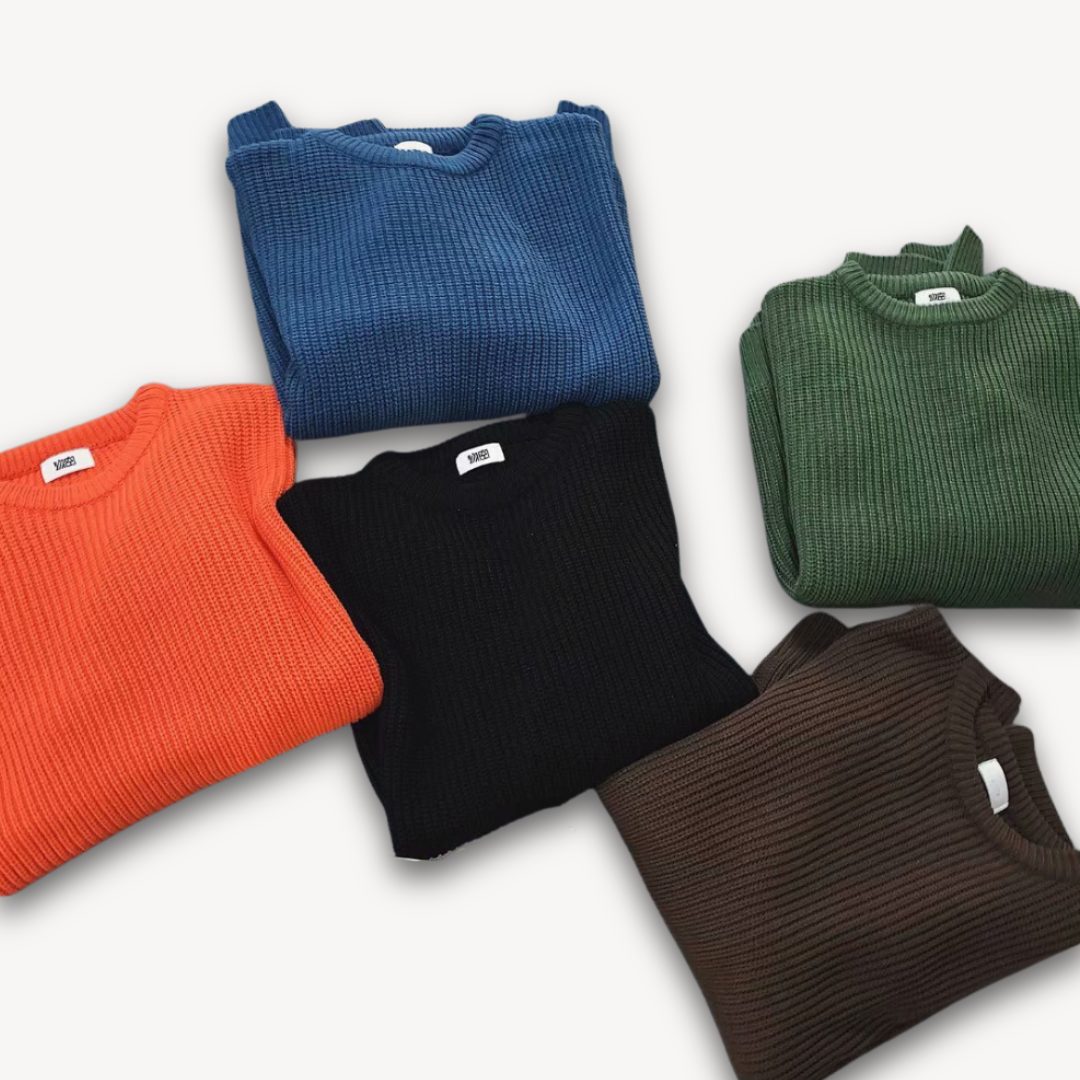 Oversized Knitted Jumper | Casual Loose Fit Pullover