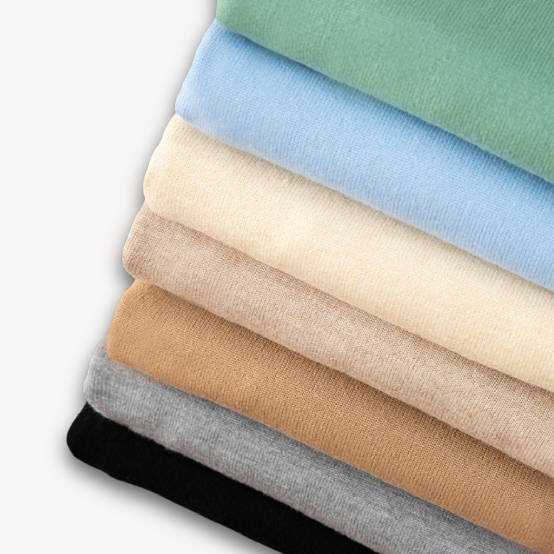 V Neck Pullover Jumper | Slim Fit Layered Collar Look