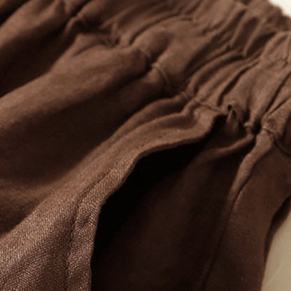 Drawstring Waist Lace Trim Shorts
