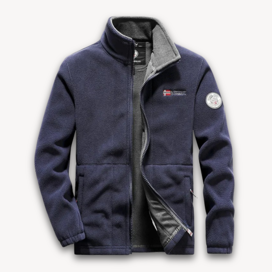 Fleece Jacket | Full Zip with High Collar