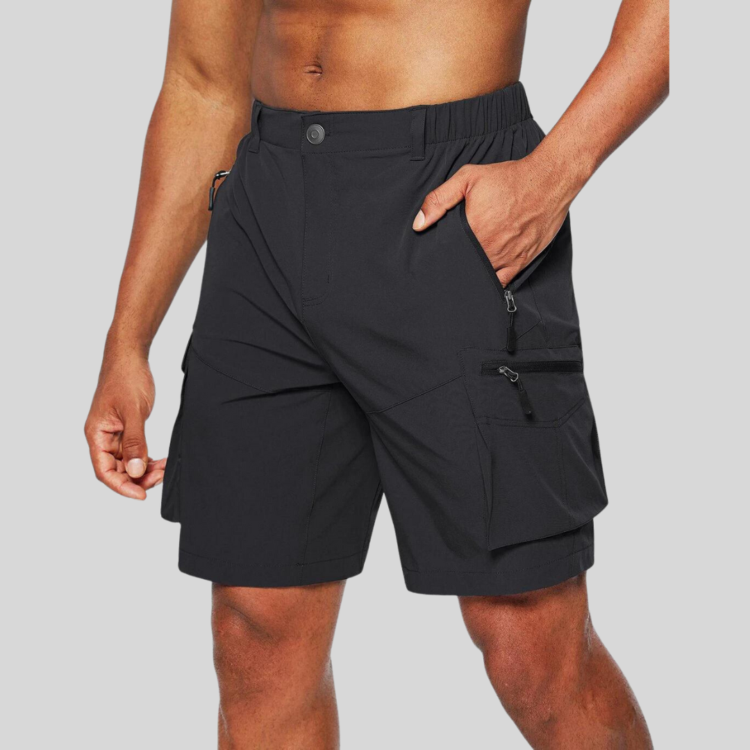 Men's Zip Pockets Cargo Shorts