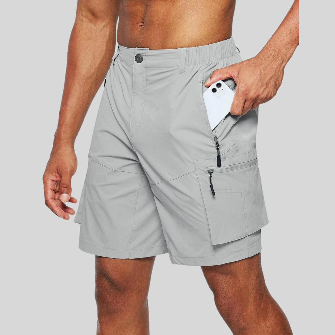 Men's Zip Pockets Cargo Shorts