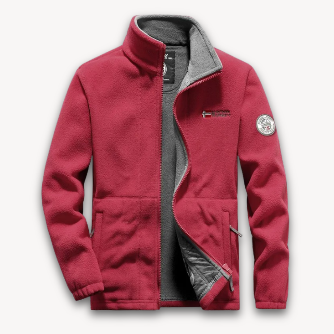 Fleece Jacket | Full Zip with High Collar