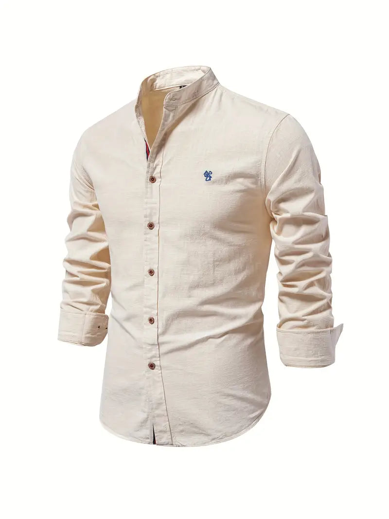 Men's Long Sleeve Slim Fit Shirt
