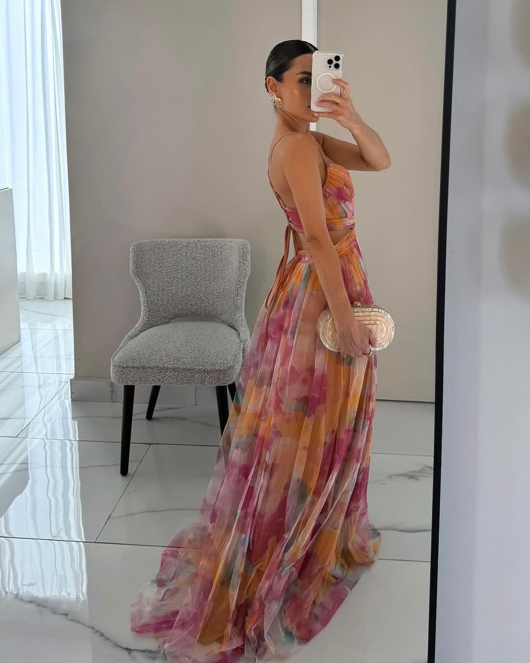 Maxi Dress | Women's Floral Spaghetti Strap