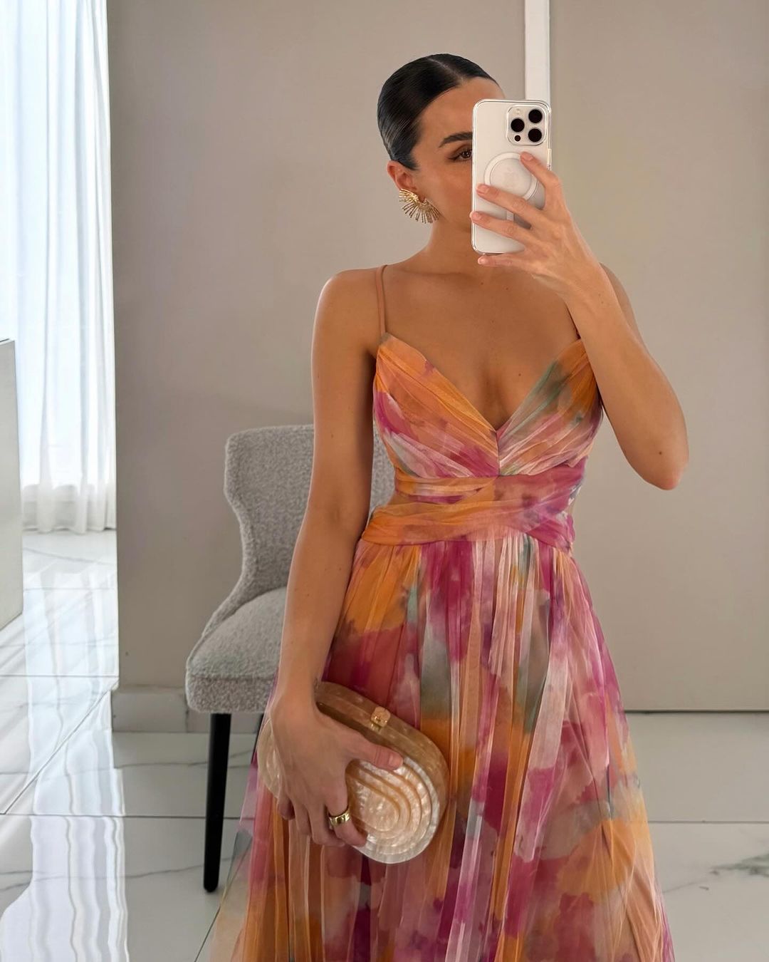 Maxi Dress | Women's Floral Spaghetti Strap