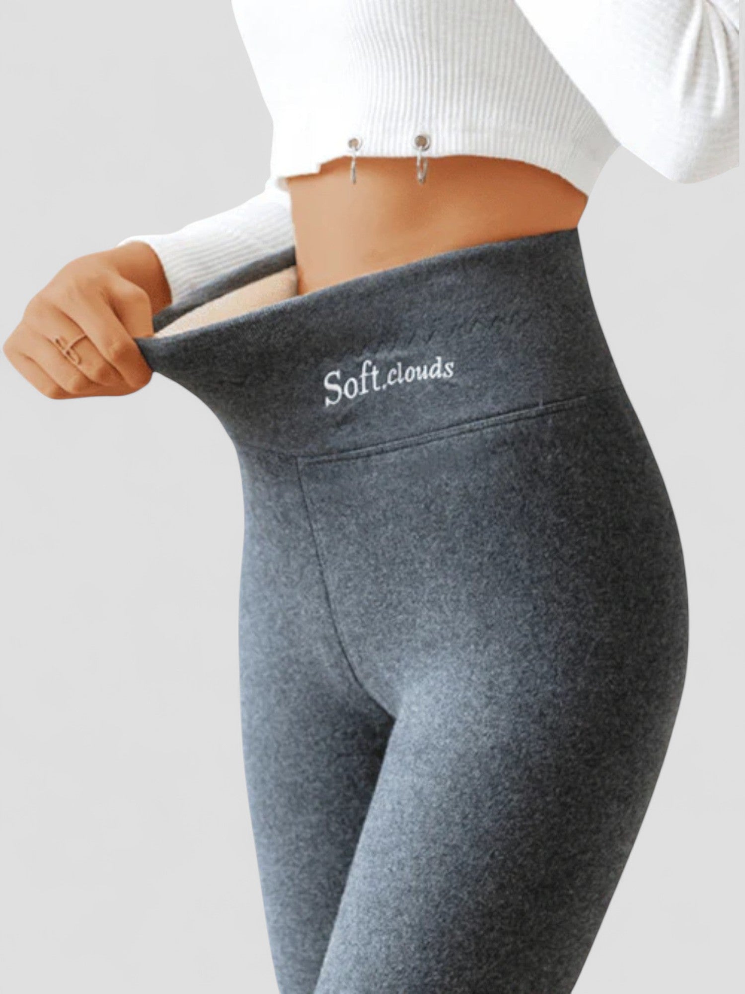 High Waist Leggings | Warm Lined Stretch Fit