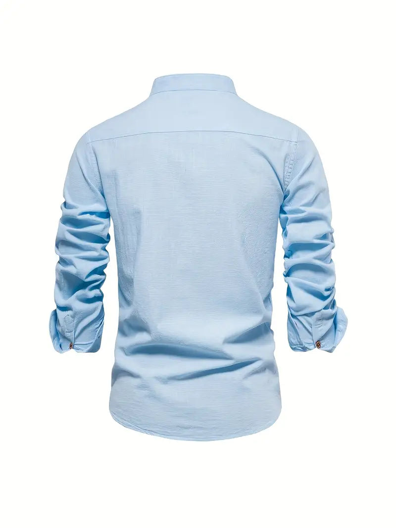 Men's Long Sleeve Slim Fit Shirt