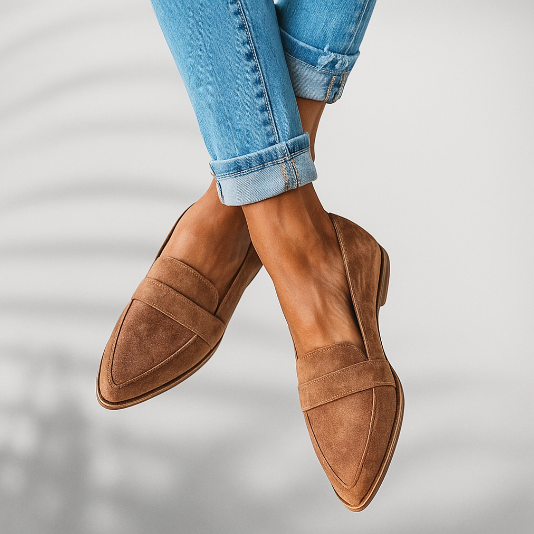 Stylish Loafers | Women's Pointed Toe Slip-On