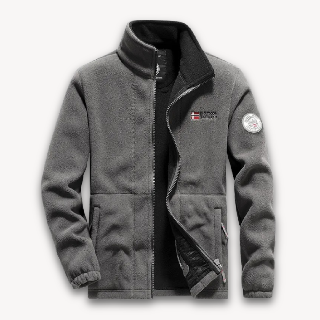 Fleece Jacket | Full Zip with High Collar