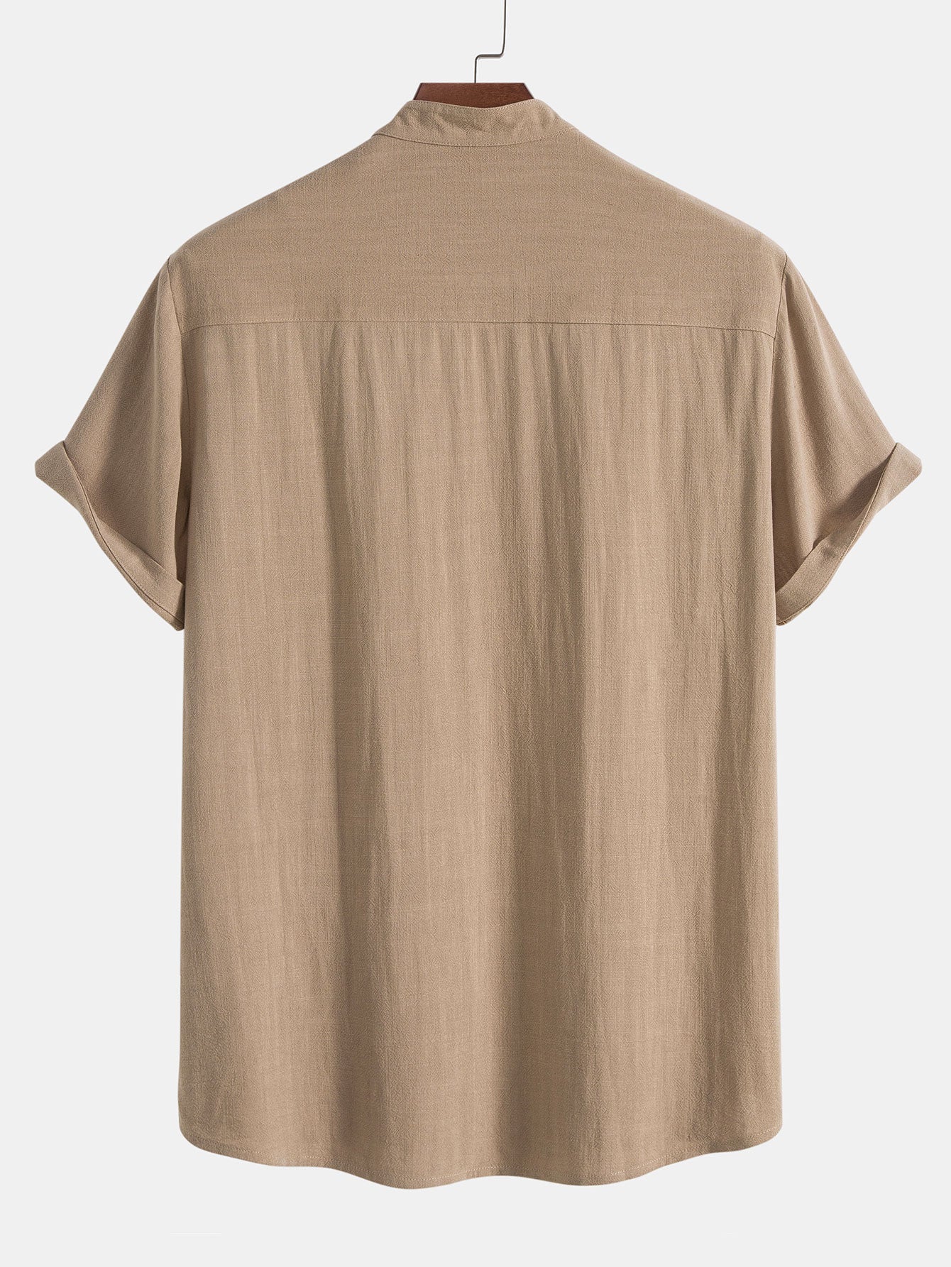 Men’s Linen Band Collar & Trousers Co-Ord