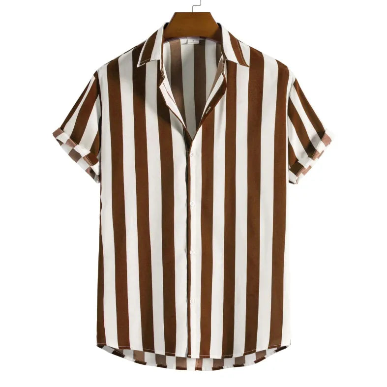 Men’s Classic Striped Short Sleeve Shirt