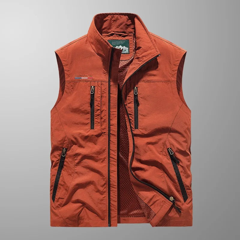 Men’s Multi Pocket Lightweight Cargo Vest