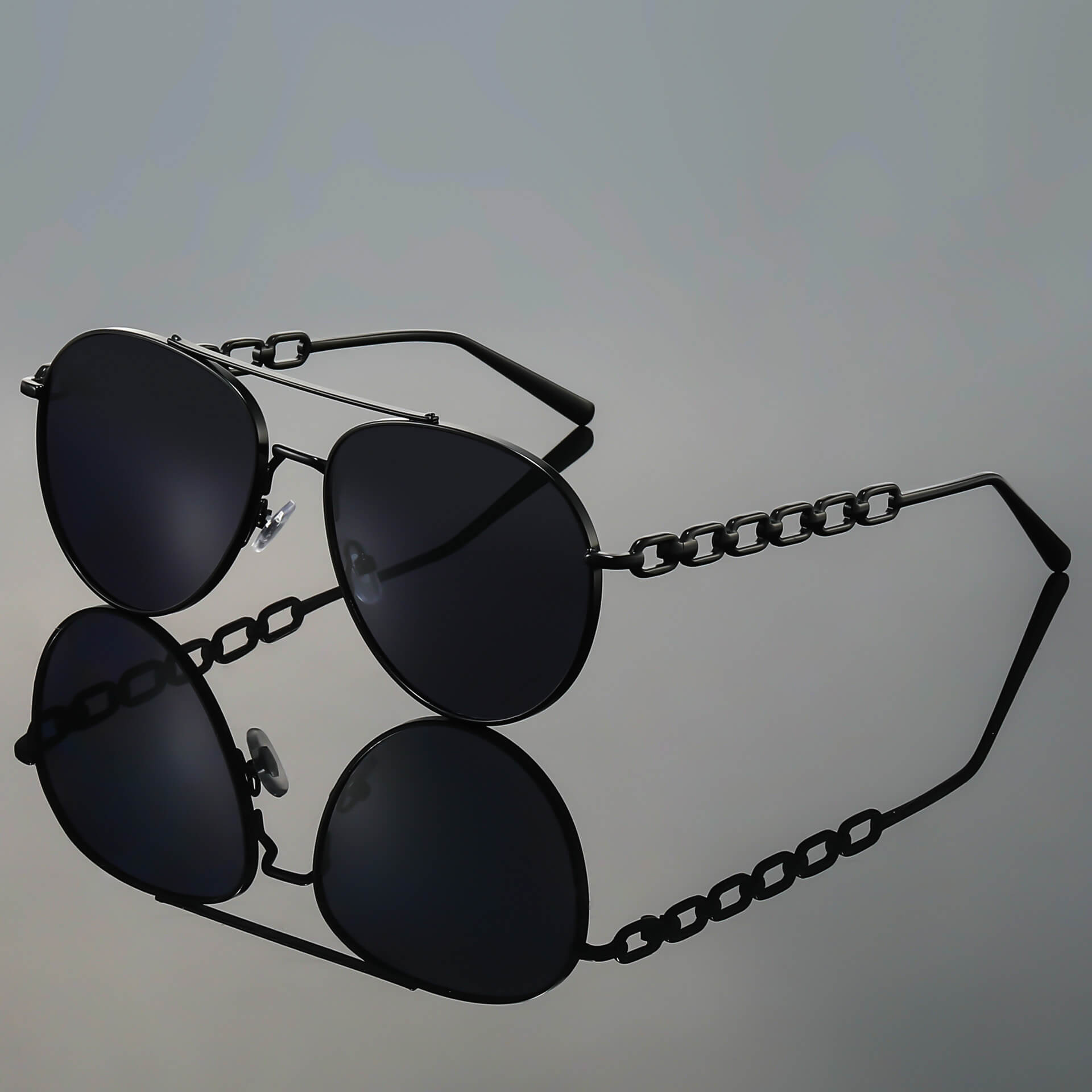 Chain Reaction Aviators Sunglasses
