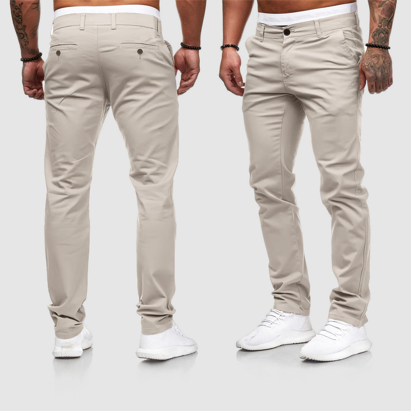 Work Trousers | Slim Fit with Clean Finish