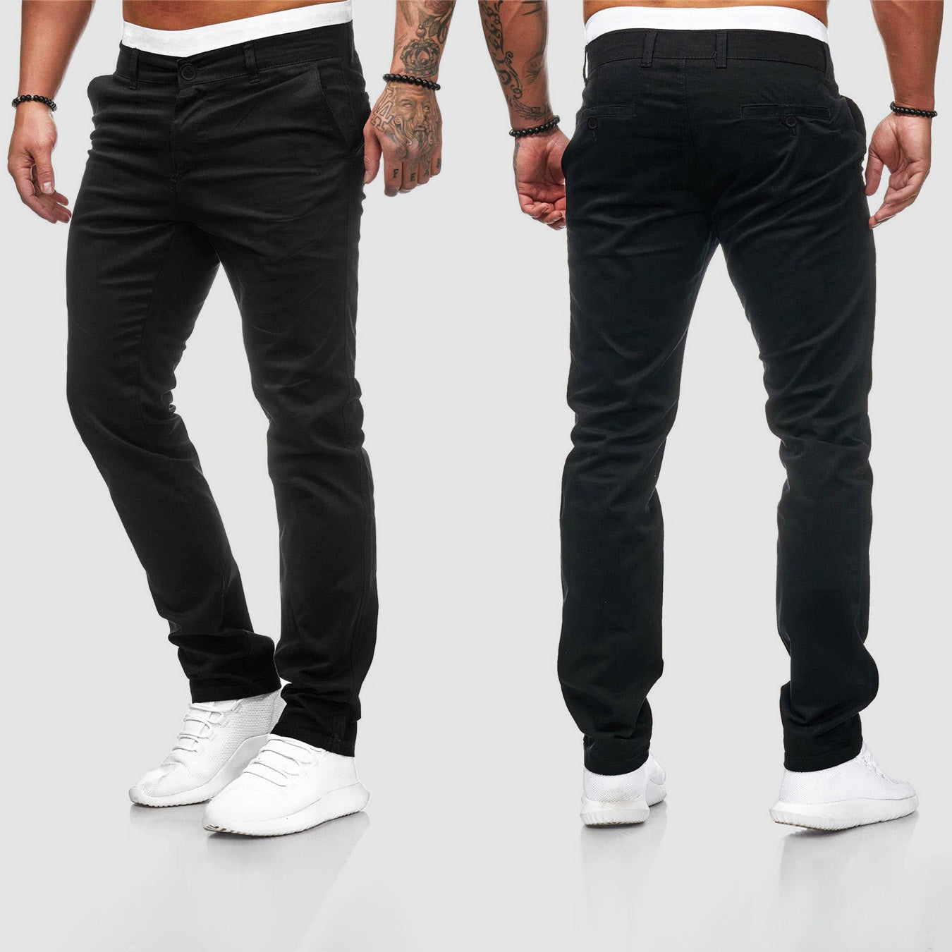 Work Trousers | Slim Fit with Clean Finish