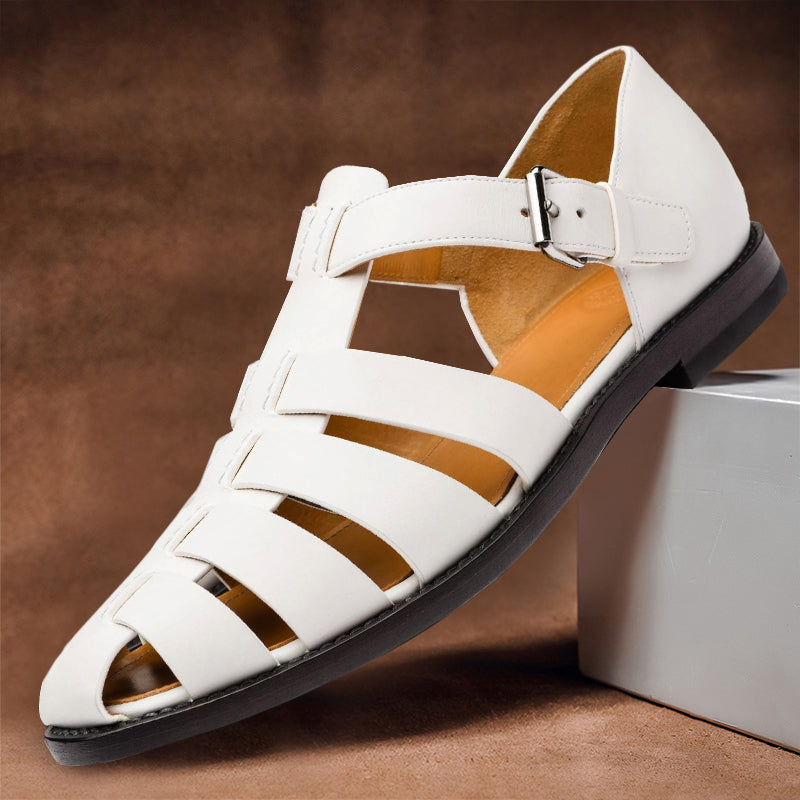 "The Porto" Men's Leather Fisherman Sandal